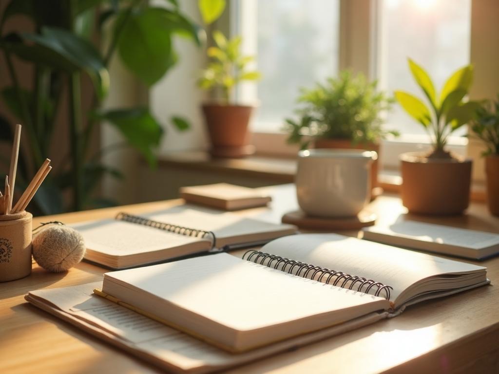Cozy study desk
