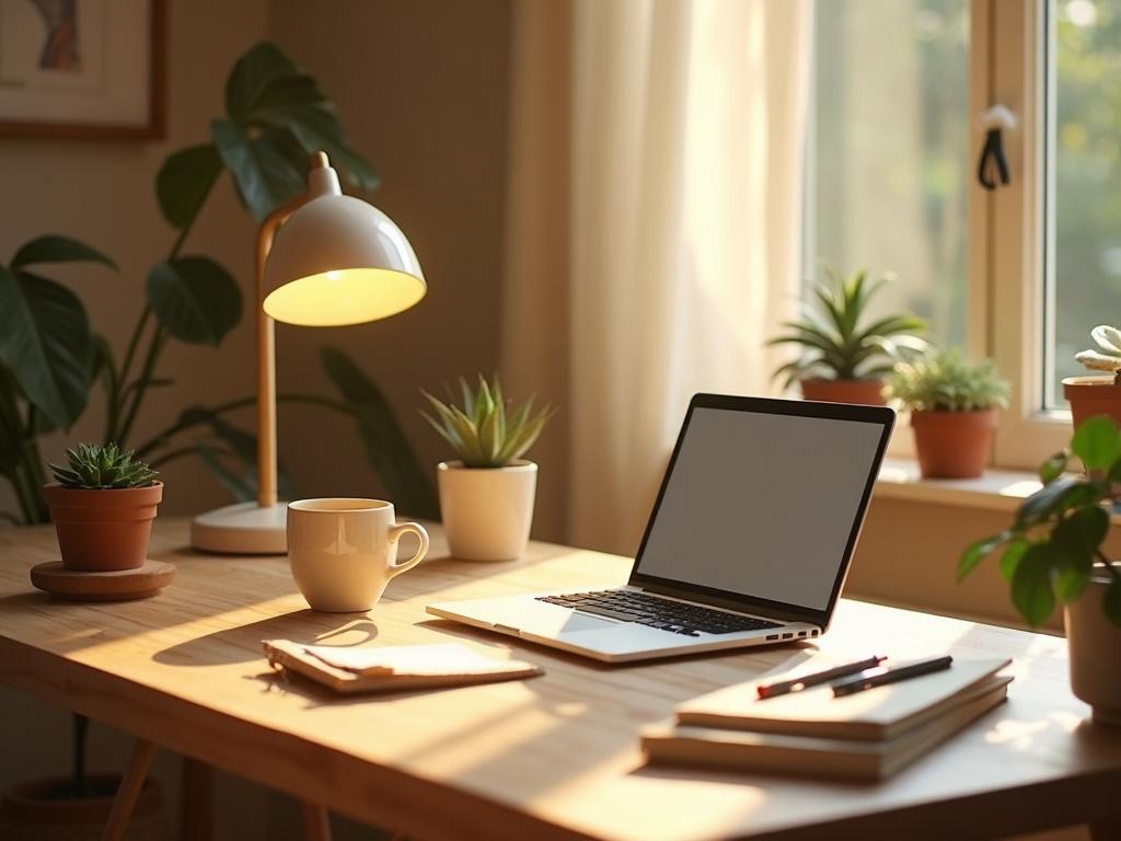 Cozy workspace